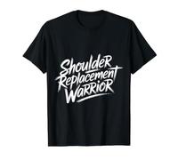 Shoulder Replacement Warrior Recuperación posquirúrgica - Camiseta gráfica económica, Hombre, Negro, M