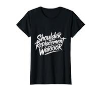 Shoulder Replacement Warrior Recuperación posquirúrgica - Camiseta gráfica económica, Mujer, Negro, L