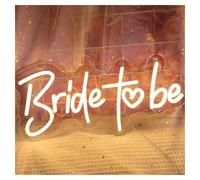 SHOUXI Decoración Lámparas Letrero De Neón Bride To Be, Despedida De Soltera Para Pareja, Arte De Pared De Compromiso, Decoración Personalizada Colgante,15.75x7.28inch