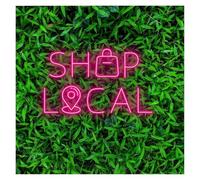 SHOUXI Decoración Lámparas Letrero De Neón Brillante Para Tiendas, Ilumina Tu Marca. Amado Por Cafeterías Y Minoristas De Moda. Regulable 45cm