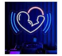 SHOUXI Decoración Lámparas Letrero De Neón Con Luz Para Barra, Ideal Para Garaje, Gimnasio, Sala De Entrenamiento, Centro De Fitness, Sala De Juegos, Club Deportivo 25x38cm