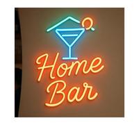 SHOUXI Decoración Lámparas Letrero De Neón Home Bar Para Bar Privado En La Sala De Estar, Cóctel En Casa, Lámparas Decorativas Para Salones De Hombres, Brillo Ajustable, 43cm