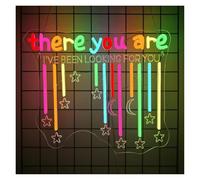 SHOUXI Decoración Lámparas Letrero De Neón LED Regulable There You Are I've Been Looking You Para Oficina, Dormitorio, Aula, Boda, Fiesta, Tienda, Decoración Del Hogar 30cmx39.3cm