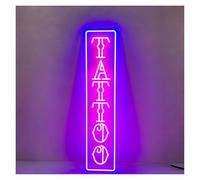 SHOUXI Decoración Lámparas Letrero De Neón Tattoo Luz De Brillo Ajustable Para Estudio De Tatuajes, Salón De Negocios, Tienda, Decoración De Pared De Habitación Lámpara 58cm(Style 1)