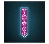 SHOUXI Decoración Lámparas Tattoo Letrero De Neón Con Letras Luz Regulable Para Estudio, Tiendas, Salón, Tienda, Dormitorio, Lámpara Iluminada De Negocios, Decoración 58cm(Style 5)