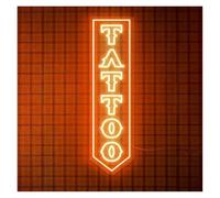 SHOUXI Decoración Lámparas Tattoo Letrero De Neón Con Letras Luz Regulable Para Estudio, Tiendas, Salón, Tienda, Dormitorio, Lámpara Iluminada De Negocios, Decoración 58cm(Style 4)