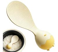 Shovel de grano ergonómico: material resistente al calor, acabados con textura blanca, carga segura a altas temperaturas, base plana | Suministros de comercial para cocina doméstica