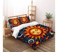 SHOVERKD Domingo Brillo Vía láctea Arte Juego De Funda Nórdica Impresión 3D Microfibra Suave con Cremallera Oculta para Niños Y Adultos Tamaño Double（200x200cm）