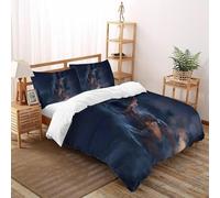 SHOVERKD Helado Llama T-Rex Rugido Juego De Funda Nórdica Estampado 3D Fauna LY Animales Microfibra Suave con Cremallera Oculta para Niños,Niñas,Adolescentes Ajuste King（220x240cm）