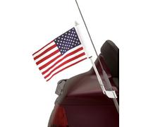 Show Chrome Kit de Accesorios 52 - 713 Soporte de Antena mástil para Bandera de EE. UU.
