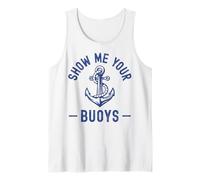 Show Me Your Boys Funny Sailor Adult Humor Barcos Propietarios Camiseta sin Mangas