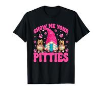 Show Me Your Pitties Adult Humor Women Funny Pitbull Momma Camiseta