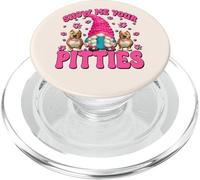 Show Me Your Pitties Adult Humor Women Funny Pitbull Momma PopSockets PopGrip para MagSafe