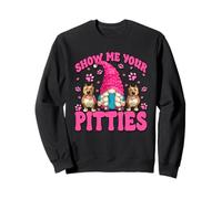 Show Me Your Pitties Adult Humor Women Funny Pitbull Momma Sudadera
