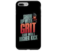 Show UP with Grit Leave with A Higher Kick Carcasa para iPhone 7 Plus/8 Plus