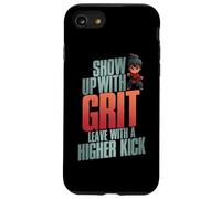 Show UP with Grit Leave with A Higher Kick Carcasa para iPhone SE (2020) / 7/8