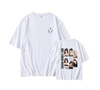 Show What I Am Camiseta worldtour Camisa Estampada Álbum Algodón Cuello Redondo Manga Corta(B White,S)