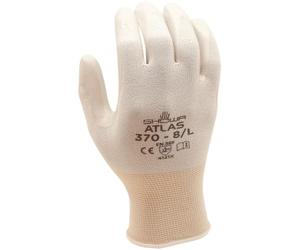 Showa - 5410306 guantes 370-nbr, blanco, ce-2 nitrilo, tamaño 6 / s