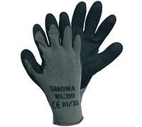 Showa Grip Guantes de trabajo 310 Negro, Tamaño 7, 14905
