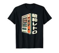 Showa Retro Japón Bebida Máquina Nostalgia Recuerdo Japonés Camiseta