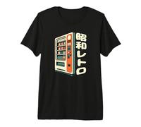 Showa Retro Japón Bebida Máquina Nostalgia Recuerdo Japonés Camiseta Premium