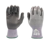 SHOWA XC510, Mechanical and Industrial Protective Gloves, Polyurethane Palm Coating, Cut level D, Grey, 12 Pairs, Size X-large