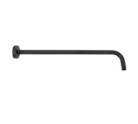 Shower Arm NPT1/2 Stainless Steel Wall Mount Concealed Shower Head Extension Arm with Flange (Negra)