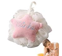 Shower Body Sponge - Loofah Sponge Shower Sponge, gel de ducha con de estrella | Comfortable Bath Sponges Mesh Balls, Body Wash Shower Puff for Body Wash