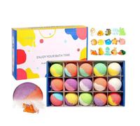 Shower Bubble - Moisturizing Refreshing With Toys Inside | 15 Pieces Moisturizing Refreshing With Toys Inside | Shower Steamers For Boys Girls Children Teens Women Party Relaxation Birthday Hotels