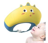 Shower Cap, Bath Cap with Ear Protection, 9,84 x 8,66 in Heat-Resistant Shampoo Hat, Soft and Comfortable Adjustable Visor, Supplies for Newborns, Kids, Girls, and Boys