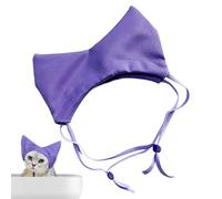 Shower Cap for Dogs - Adjustable Fit Head Cover, Oxford Cloth Waterproof Wrap, Ear Protection Bath Hat with Soft Lightweight Design | Pet Grooming Accessory for Small Dogs, Puppies and Kittens