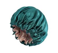 Shower Cap For Women - Reusable 2 Layer hairShield, Elastic Waterproof Bath Bonnet, Spa hairCover, Durable Lightweight hairGuard Accessory, Protects Hairstyles From Moisture | For Ladies Friends Co