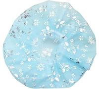 shower cap， Pack of 2 Bath Cap for Women Waterproof Adults Adjustable Shower Cap E02