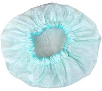 shower cap， Pack of 2 Bath Cap for Women Waterproof Adults Adjustable Shower Cap E05