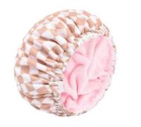 Shower Cap - Waterproof Elastic Reusable Bath Hair Hat, Protect Hair During Bathing, Showering, and Spa, Ideal for Traveling, Business Trips, Home Use, School, or for Girlfriend, Wife