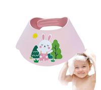 Shower Cap, Waterproof Hair Washing Visor, Adjustable Shampoo Bath Shield, Ear and Eye Protection, Comfortable Soft Silicone Design, Keeps Water and Shampoo Away, 12.99x12.6 Inches