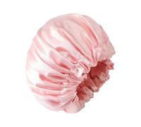 Shower Cap Women - 2-Layer Waterproof Hair Bonnet for Bathing | Elastic Reusable Hairs Protector for Long Braids Spa Home Travel, Ideal for Ladies Friends Colleagues Hair Care Protection
