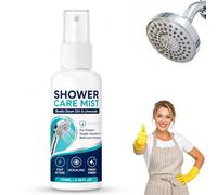Shower Care Mist, Fast-Acting Limescale Remover (100ml) | Fine mist spray, fast results, no scrub, multi-surface for glass doors, faucets, tiles, showerheads, sinks, acrylic tubs