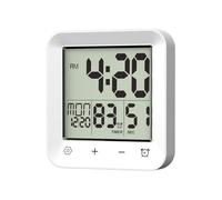 Shower Clock - Impermeable Bathroom Timer Shower Wall Clock, gran pantalla digital visual Countdown Kitchen Cooking Timer's, Adults Bathroom Wall Clock's Time's For Spa Ejercise Cooking Video Games