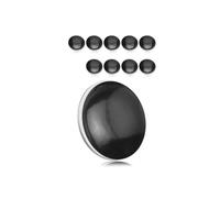 Shower curtain weights - VHV - 10 pieces - magnetic - prevents the curtain from flying away - black