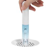 Shower Drain Cover - Hair Strainer for Bathroom Floor | Silicone Anti-Clog Trap with Suction Base, Reusable Sink Protector for Bathtub Laundry Room Kitchen Shower Home Cleaning Accessories, White