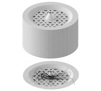 Shower Drain Cover - Silicone Strainer Hair Trap Stopper, Home Kitchen Accessories, Anti-Clog Bathroom Floor Drain Protector for Bathtub, Sink, Laundry, Room, 2.9x3.1x15.4cm