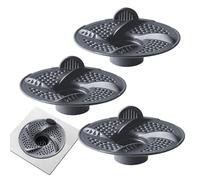 Shower Drenaje Hair Catcher - Juego de filtros de pelo de 3 piezas, Shower Drenin Strainer for Home Living Bathroom Tub Laundry Garage Apartment Sink Water Flow Debris Blocker Drenins Protection Kit
