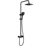 Shower Faucet Antique Shower System Ceramic Valve Bath Shower Mixer Taps/Brass/Single Handle Two Holes Shower Faucet Mixer Set,A