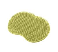 Shower Foot & Back Scrubber,Massage Pad,Wall Mounted Silicone Bath Massage Cushion Brush with Suction Cups,Bathroom Wash Foot Mat Massager Cleaner,Exfoliating Dead Skin Foot Brush Washer (Green)
