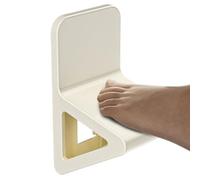 Shower Foot Rest For Shaving Legs - ABS 16x9x9.7cm | Stable Non-Slip Pedicure Footrest | Shower Leg Assist Footrest For Safe Comfortable Shaving Bathing Home Bathroom Use