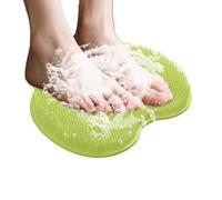 Shower Foot Scrubber Mat, no deslizable Bath Wash Pad, Quick-Dry Feet Scrubber for Bathroom, Bathtub, Hotel, Poolside, Foot Care Cleaning Tool, Showers Essential, Blue/Pink/Green
