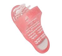 Shower Foot Scrubber Pink PVC Dead Skin Removal Muscle Relaxation Easy to Use Foot Washer for Home Bathroom Hot Spring