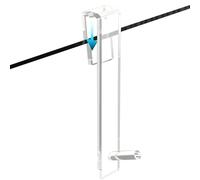 Shower Glass Door Hook, Bathroom Hooks | Sturdy Shrinkable Opening Design Transparent Hook Towel Secure Hangings