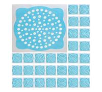 Shower Hair Catcher | 30 Pieces Floor Drain Cover Sticker | Waterproof Adhesive Anti-Blocking Filter Stickerr Hairr Catchers | for Apartment Rental House Kitchen Bathroom Dorm